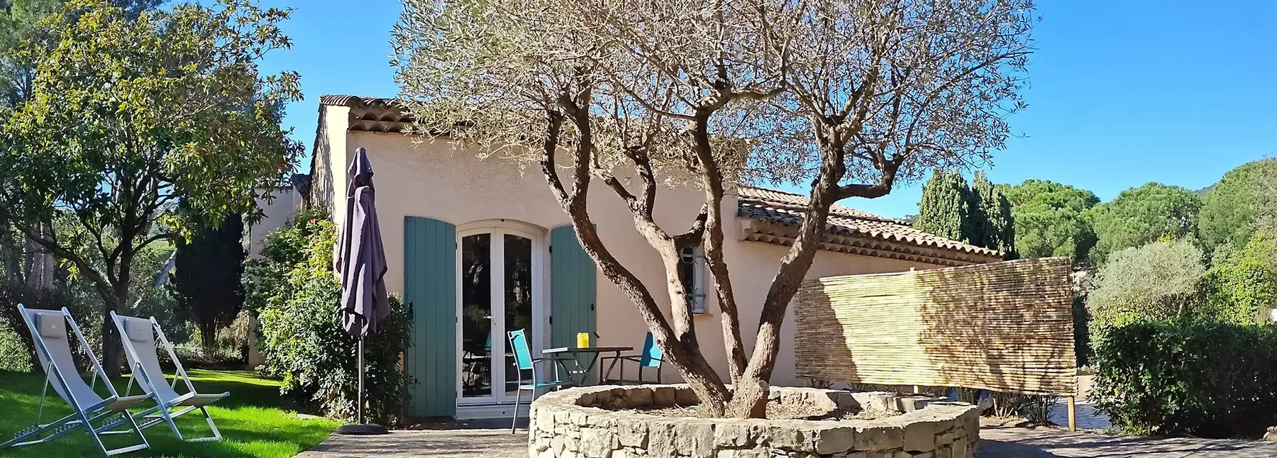Extérieur du Cottage Juliette et jardin